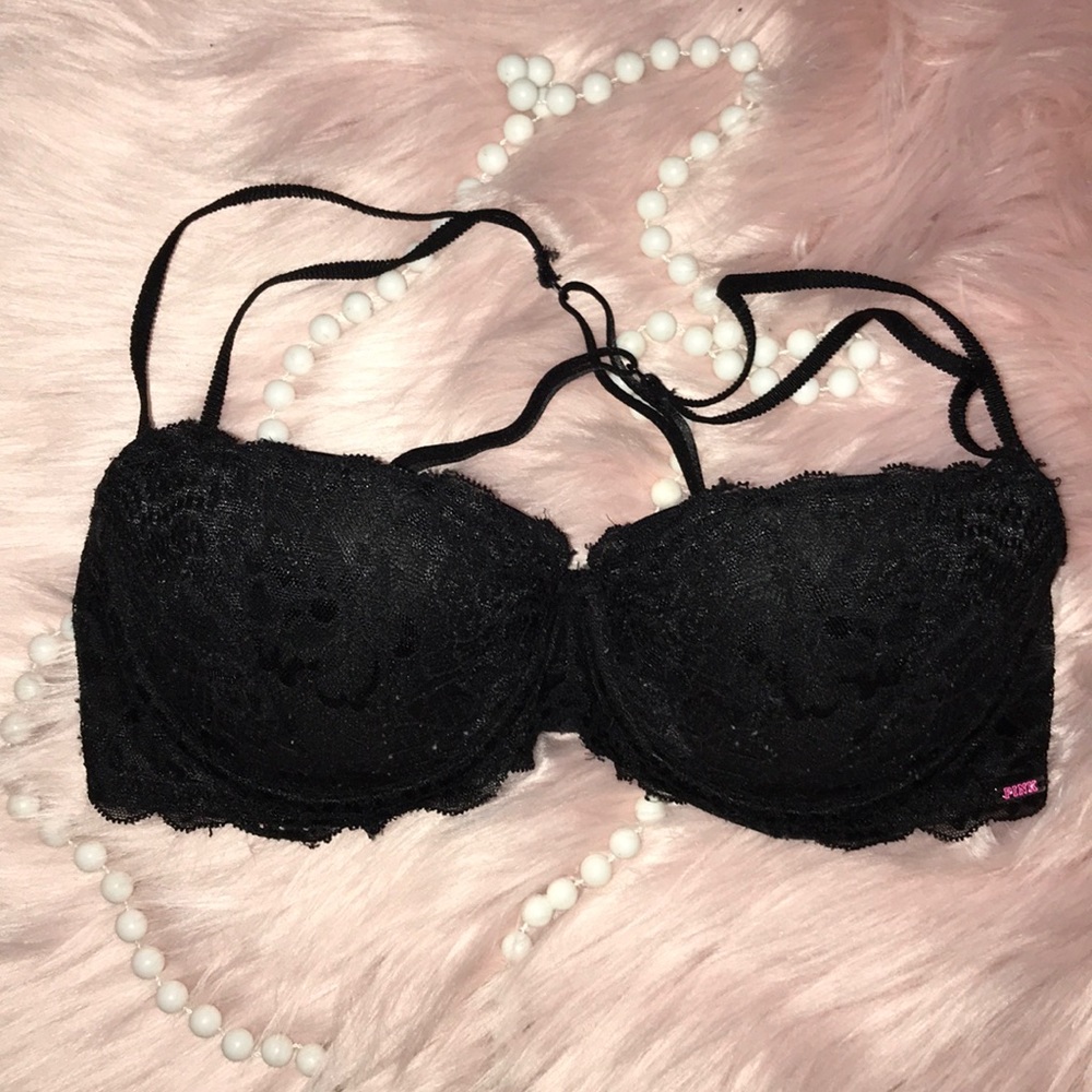 Black 32D Pink Victoria Secret Bra